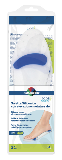 SOLETTA SILICONICA MASTER-AID FOOTCARE LARGE 41-42 METATARSO I6 - doctorpill.it