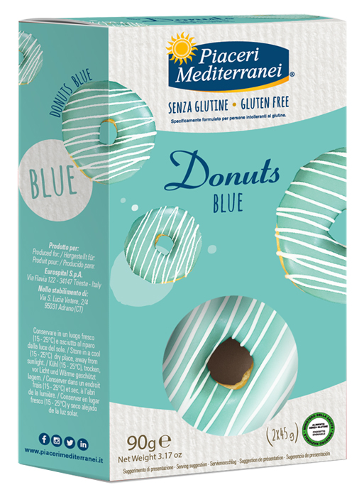 PIACERI MEDITERRANEI DONUTS BLUE 90 G - doctorpill.it