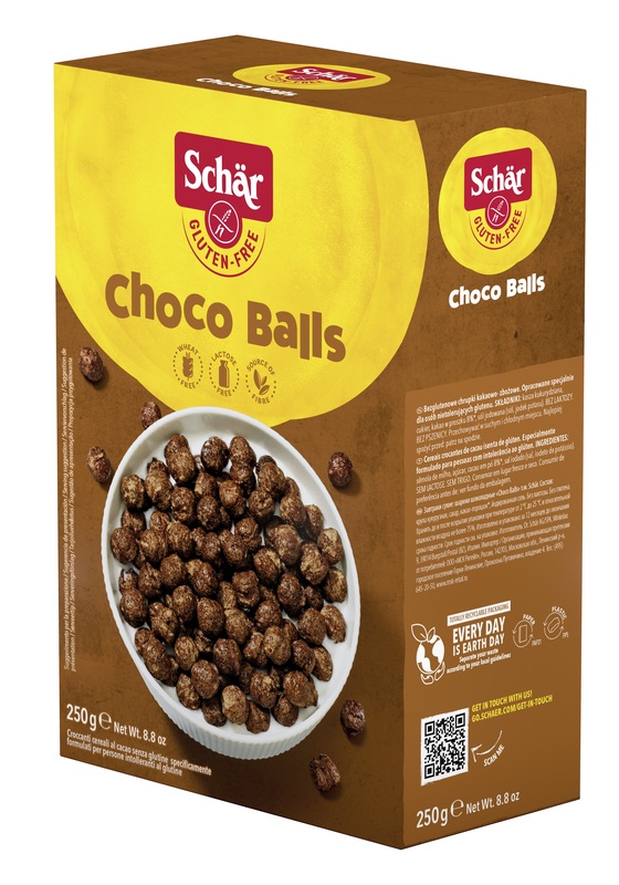 SCHAR CHOCO BALLS CEREALI SENZA LATTOSIO 250 G - doctorpill.it