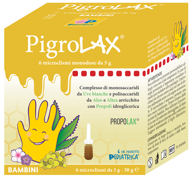 MICROCLISMA PIGROLAX BAMBINI 6 X 5 G - doctorpill.it