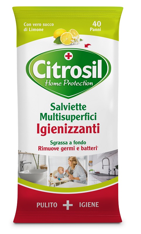 CITROSIL SALVIETTE IGIENIZZANTI LIMONE 40 PEZZI - doctorpill.it