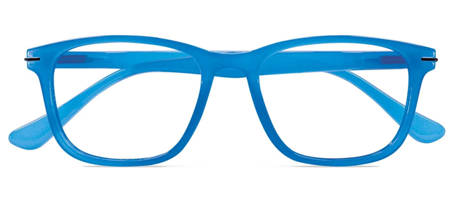 OCCHIALE DA LETTURA PREMONTATO TWINS SILVER FLAM BLU+3,50 - doctorpill.it