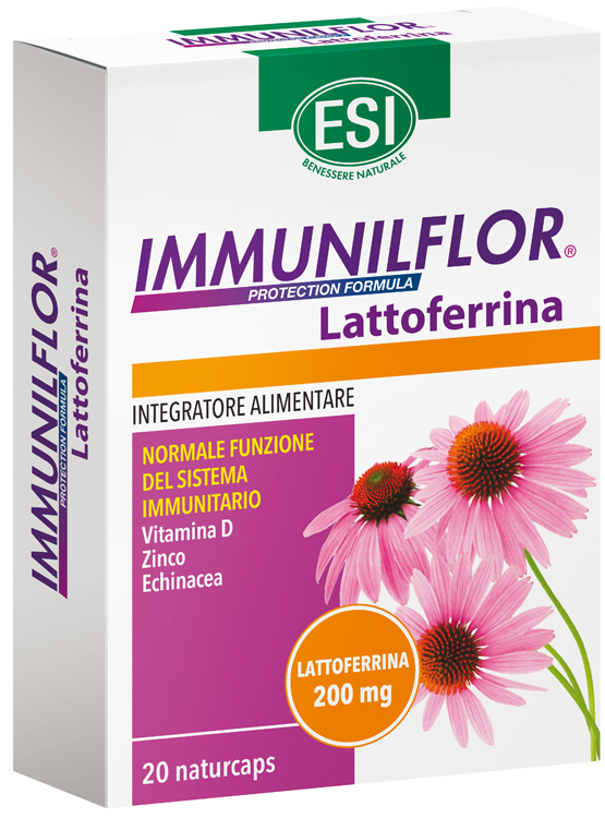 ESI IMMUNILFLOR LATTOFERRINA 20 NATURCAPS - doctorpill.it