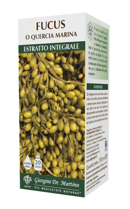 FUCUS O QUERCIA MARINA ESTRATTO INTEGRALE ANALCOLICO 200 ML - doctorpill.it