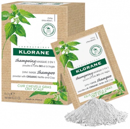 KLORANE SHAMPOO MASCHERA LAVANTE POLVERE ORTICA 8 BUSTINE 3 G - doctorpill.it