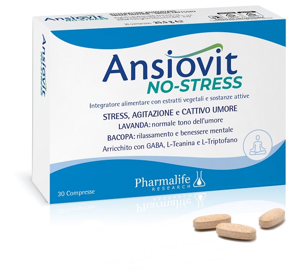 ANSIOVIT NO STRESS 30 COMPRESSE - doctorpill.it