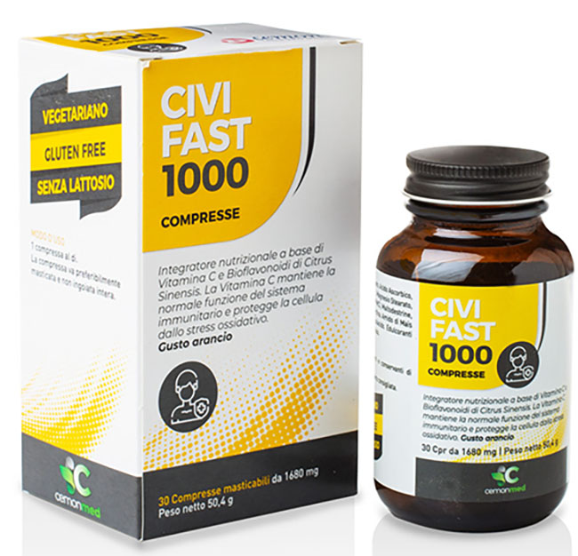 CEMONMED CIVIFAST 1000 30 COMPRESSE MASTICABILI - doctorpill.it