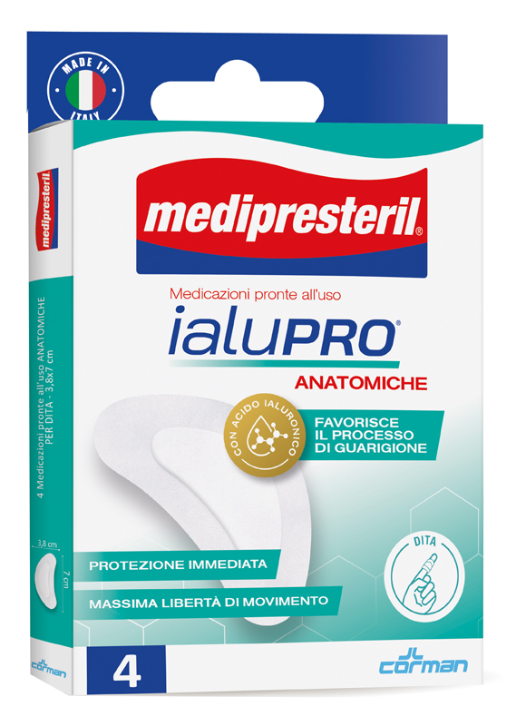 MEDIPRESTERIL IALUPRO DITA 3,8X7 CM 4 PEZZI - doctorpill.it