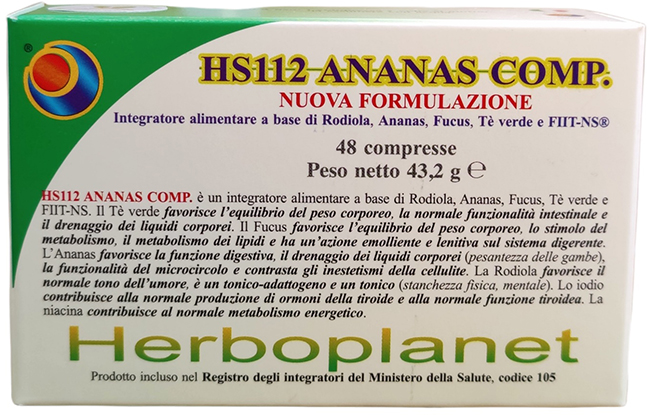 HS112 ANANAS COMP 48 COMPRESSE - doctorpill.it