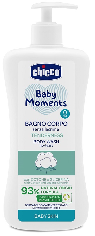 CHICCO BABY MOMENTS BAGNO TENEREZZA 500 ML - doctorpill.it