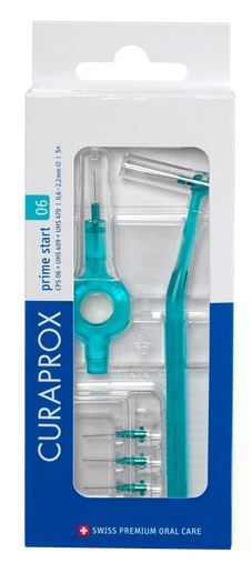 CURAPROX CPS 06 SCOVOLINO PRIME START 06 TURQUOISE 5 PEZZI - doctorpill.it
