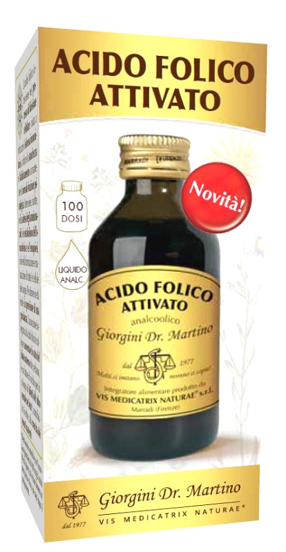 ACIDO FOLICO ATTIVATO LIQUIDO ANALCOLICO 100 ML - doctorpill.it