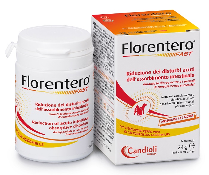 FLORENTERO FAST BARATTOLO DA 12 COMPRESSE APPETIBILI DA 2 G - doctorpill.it
