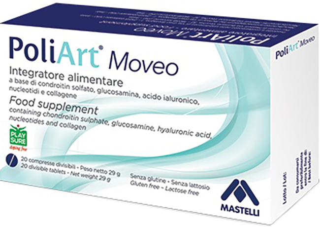 POLIART MOVEO 20 COMPRESSE DIVISIBILI NON RIVESTITE - doctorpill.it