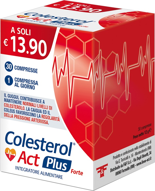 COLESTEROL ACT PLUS FORTE 30 COMPRESSE - doctorpill.it