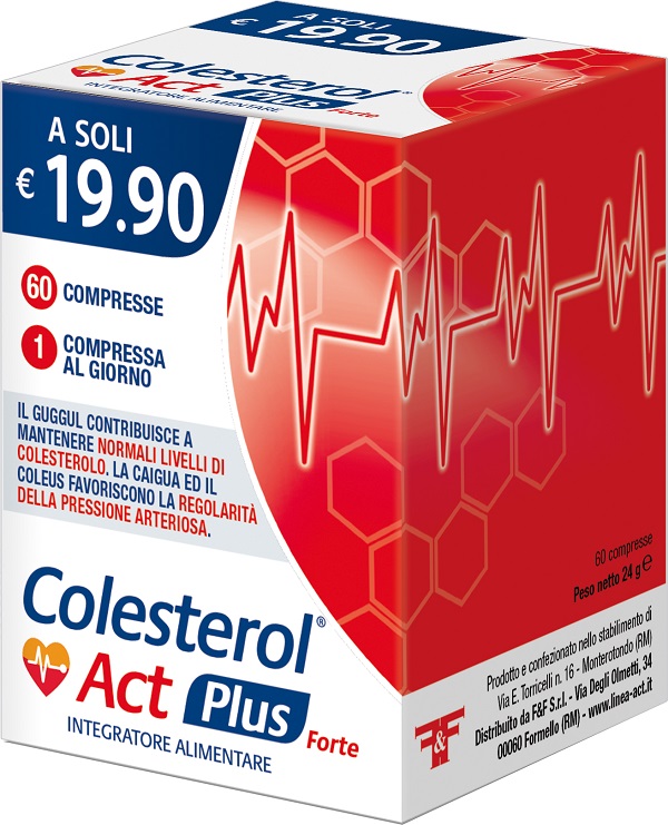 COLESTEROL ACT PLUS FORTE 60 COMPRESSE - doctorpill.it