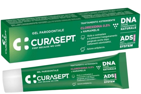 CURASEPT GEL PARODONTALE ADS DNA TRATTAMENTO ASTRINGENTE 30 ML - doctorpill.it