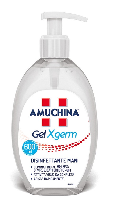AMUCHINA GEL X-GERM DISINFETTANTE MANI 600 ML IT - doctorpill.it