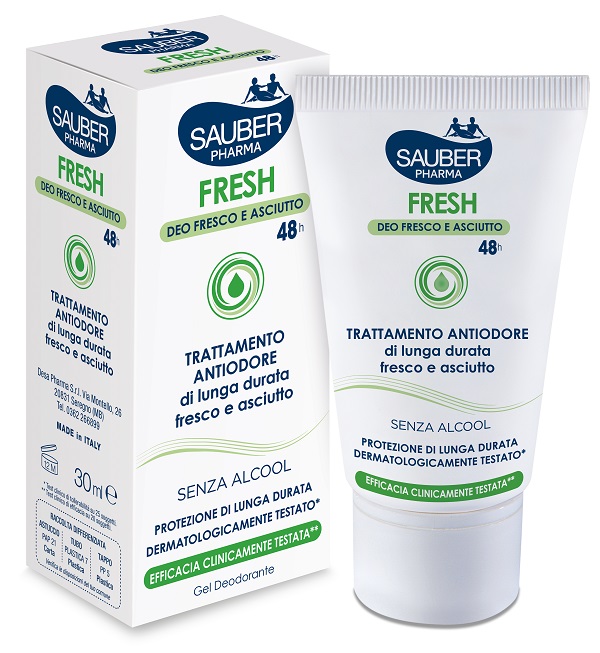 SAUBER FRESH DEODORANTE GEL ASTUCCIO 30 ML - doctorpill.it