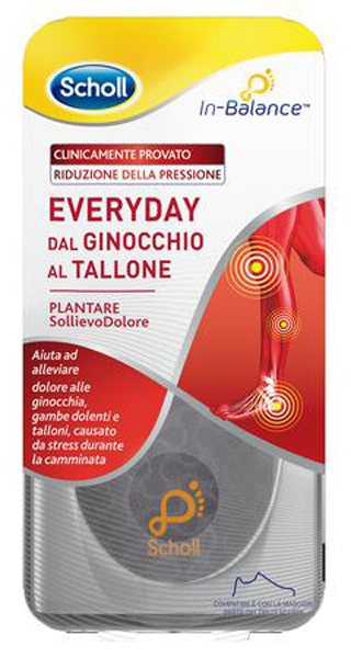 PLANTARE SOLLIEVO DOLORE DA GINOCCHIO A TALLONE SCHOLL IN BALANCE EVERYDAY L - doctorpill.it