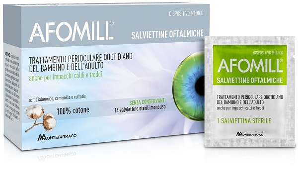 AFOMILL SALVIETTINE OFTALMICHE 14 PEZZI - doctorpill.it