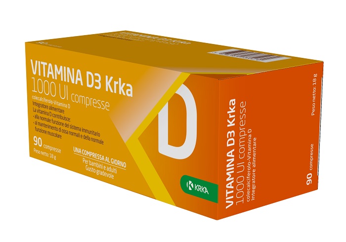 VITAMINA D3 KRKA 1000 UI 90 COMPRESSE - doctorpill.it