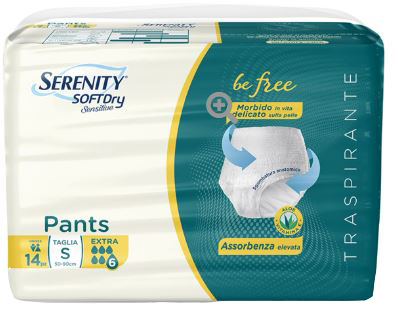 SERENITY PANTS SD SENSITIVE BE FREE SUPER TAGLIA S 14 PEZZI - doctorpill.it