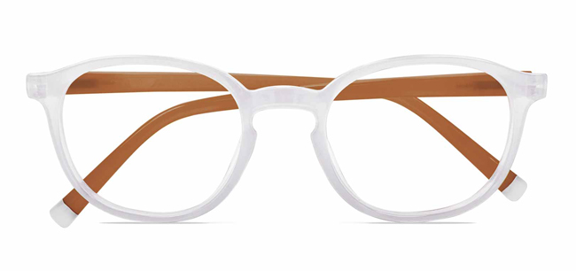OCCHIALI DA LETTURA TWINS GOLD PAPEETE BIANCO-MARRONE +3,5 - doctorpill.it