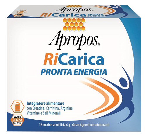 APROPOS RICARICA PRONTA ENERGIA 12 BUSTINE 6 G - doctorpill.it