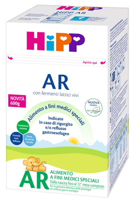 HIPP LATTE ANTIREFLUSSO CON METAFOLINA 600 G - doctorpill.it