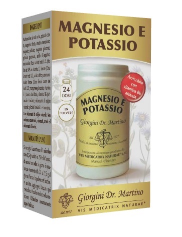 MAGNESIO E POTASSIO POLVERE 180 G - doctorpill.it
