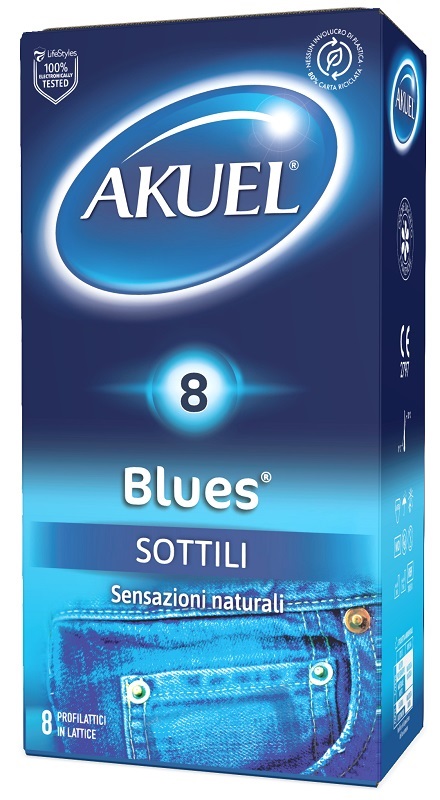 PROFILATTICO AKUEL BLUES SOTTILE 8 PEZZI - doctorpill.it