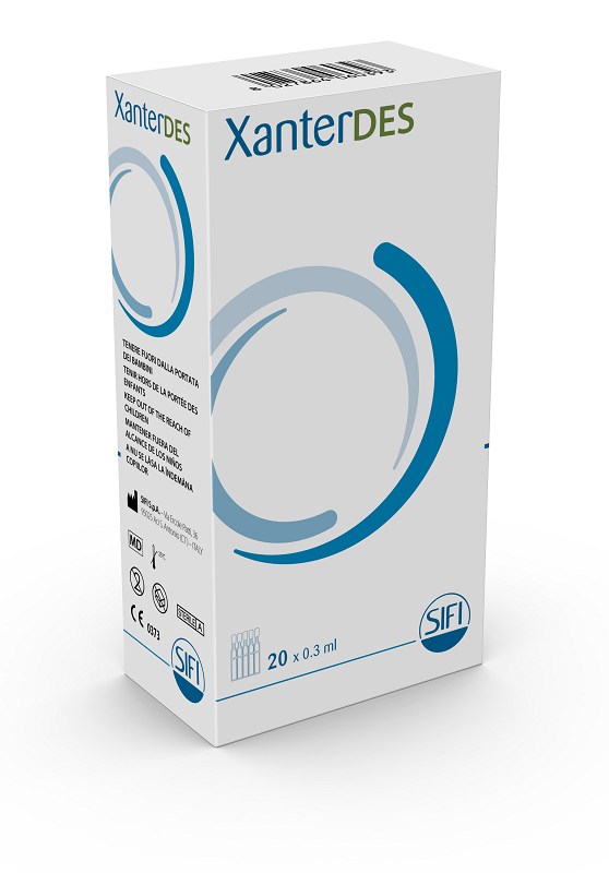 XANTERDES SOLUZIONE OFTALMICA 20 FLACONCINI MONODOSE DA 0,3 ML - doctorpill.it