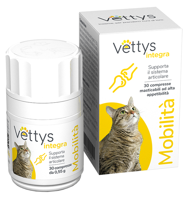VETTYS INTEGRA MOBILITA' GATTO 30 COMPRESSE MASTICABILI - doctorpill.it
