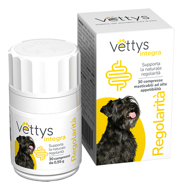 VETTYS INTEGRA REGOLARITA' CANE 30 COMPRESSE MASTICABILI - doctorpill.it