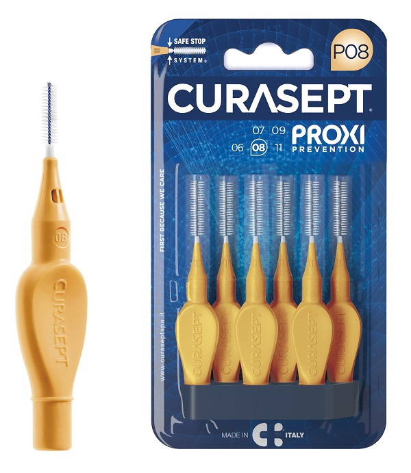 CURASEPT PROXI P08 ARANCIO CHIARO 6 PEZZI - doctorpill.it