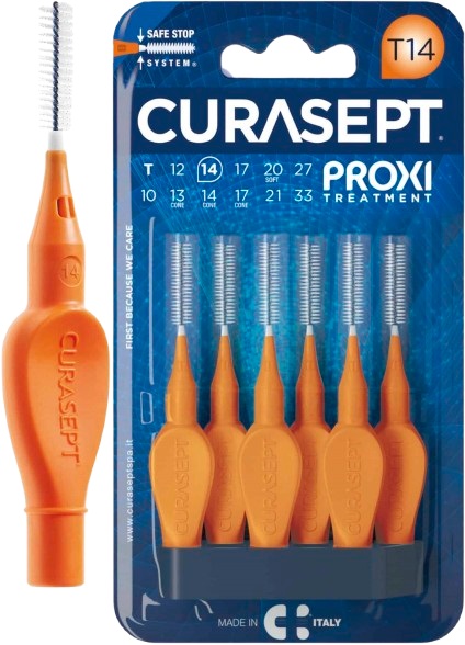 CURASEPT PROXI T14 ARANCIO/ORANGE 6 PEZZI - doctorpill.it