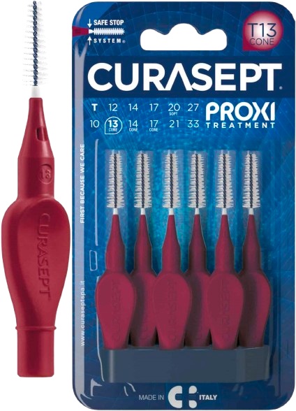 CURASEPT PROXI T13 CONE BORDEAUX 6 PEZZI - doctorpill.it