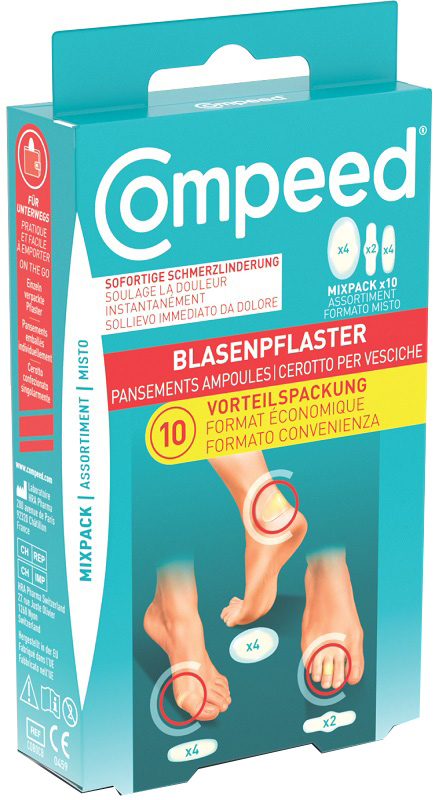 CEROTTI COMPEED PER VESCICHE MISTO BOX 10 PEZZI - doctorpill.it