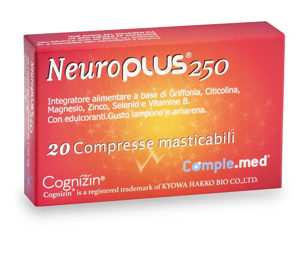 NEUROPLUS 250 20 COMPRESSE MASTICABILI - doctorpill.it