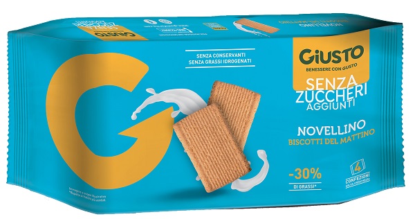 GIUSTO SENZA ZUCCHERO BISCOTTI MATTINO 350 G - doctorpill.it