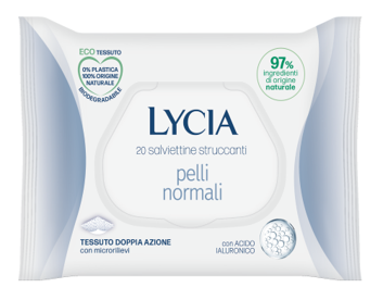 LYCIA SALVIETTINE STRUCCANTI PELLI NORMALI 20 PEZZI - doctorpill.it