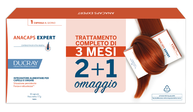 DUCRAY ANACAPS EXPERT CAPELLI E UNGHIE 3 X 30 CAPSULE - doctorpill.it