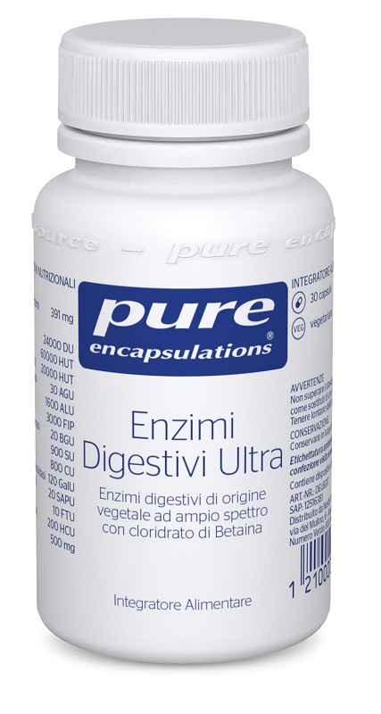 PURE ENCAPSULATIONS ENZIMI DIGESTIVI ULTRA 30 CAPSULE - doctorpill.it