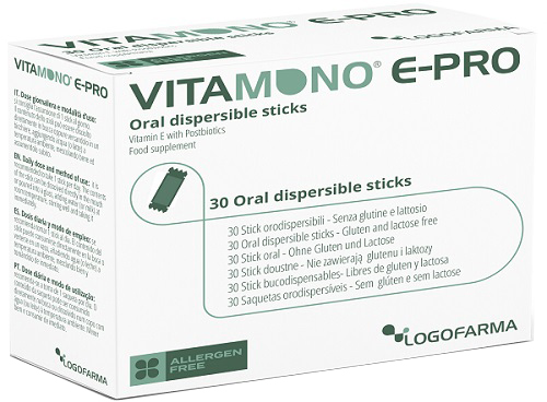 VITAMONO E-PRO 30 STICK ORODISPERSIBILI DA 1,1 G - doctorpill.it