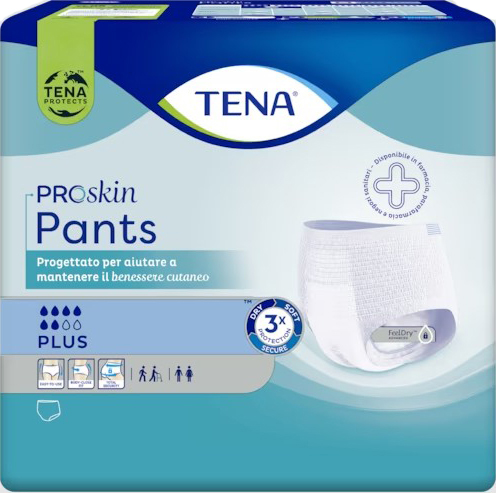 PANNOLONE PER INCONTINENZA TENA PANTS PLUS LARGE 14 PEZZI - doctorpill.it