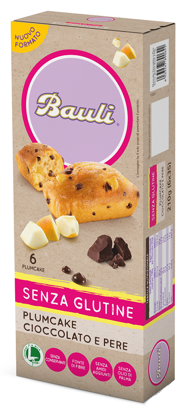 DORIA PLUMCAKE CIOCCOLATO-PERE 6 PEZZI DA 35 G - doctorpill.it