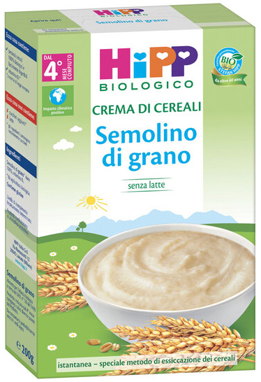 HIPP BIO CREMA CEREALI SEMOLINO DI GRANO 200 G - doctorpill.it