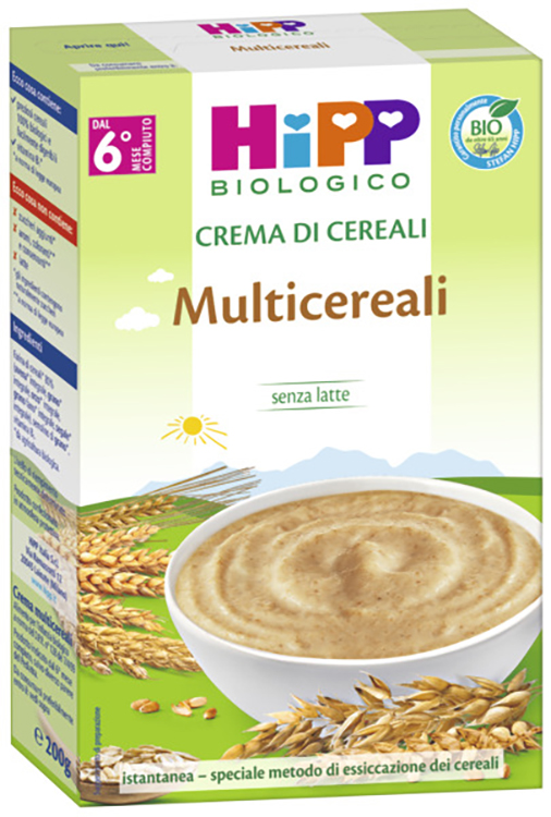HIPP BIO CREMA CEREALI MULTICEREALI 200 G - doctorpill.it