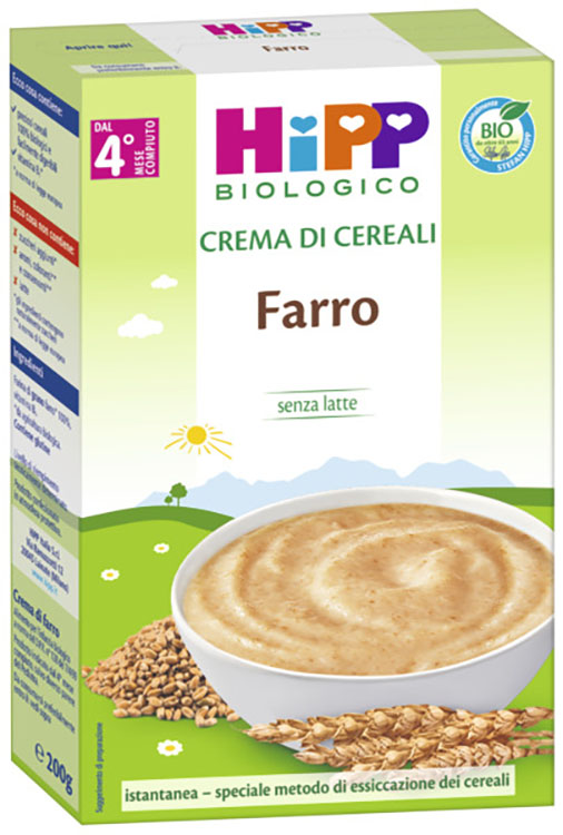 HIPP BIO CREMA CEREALI FARRO 200 G - doctorpill.it